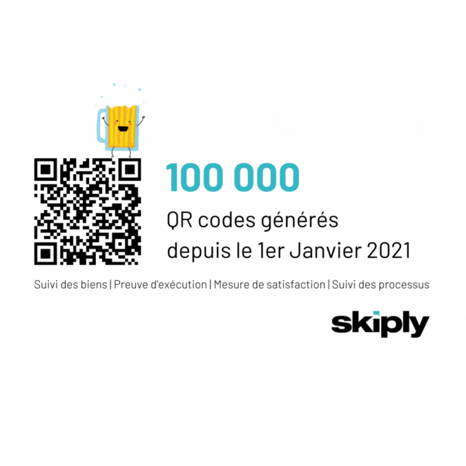 100000 qr codes sur Ubiqod