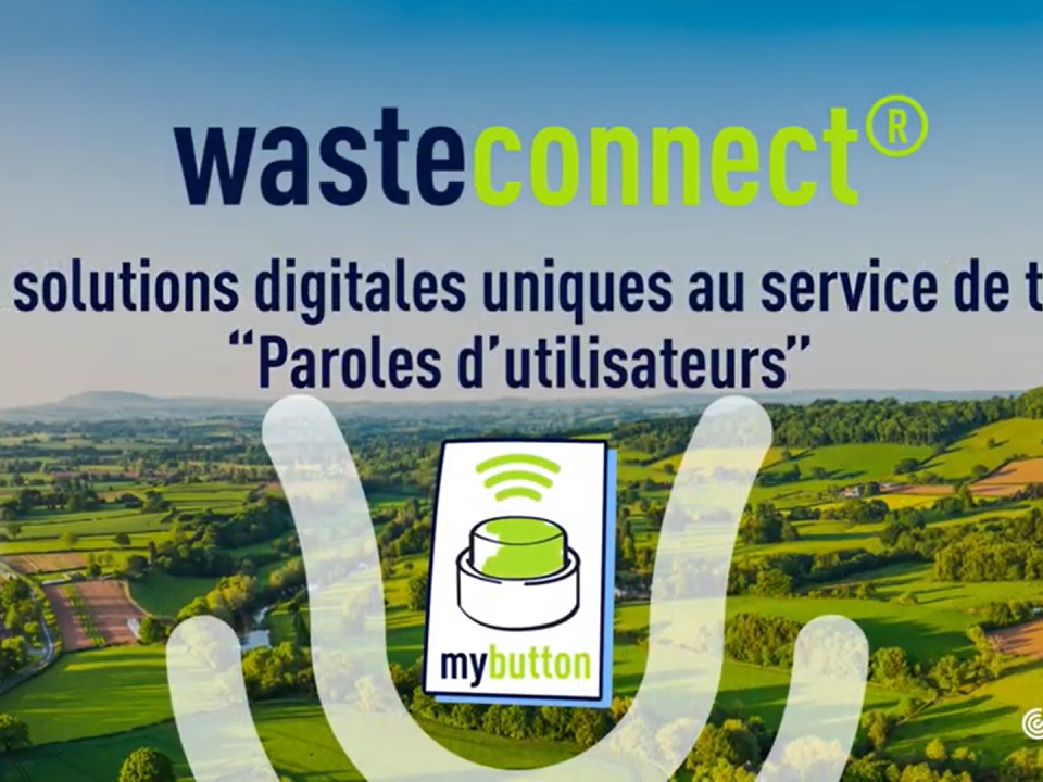 gestion des dechets par boutons connectés