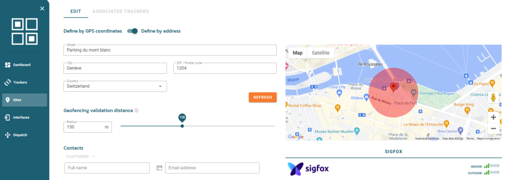 Carte Sigfox intégrée dans Ubiqod