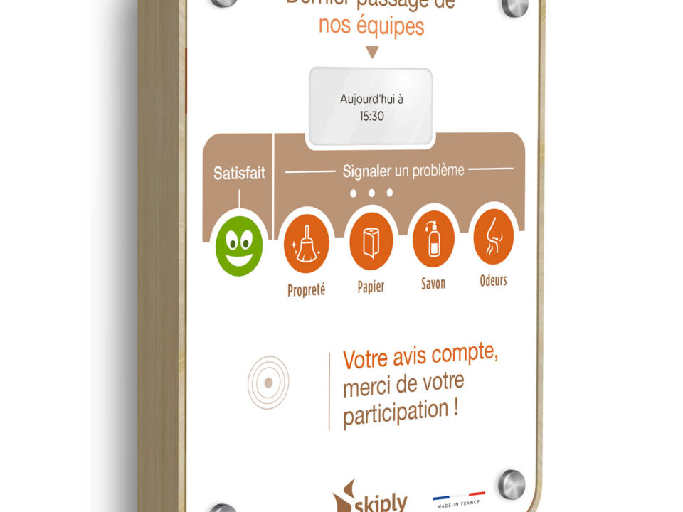 Feuille de pointage NFC/RFID Clock E