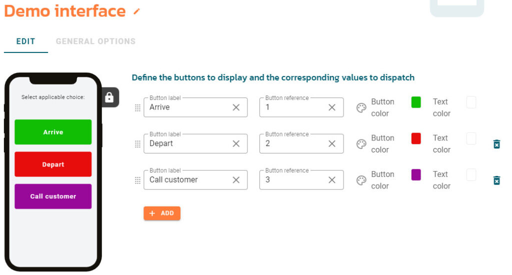 Single choice interface for QR code