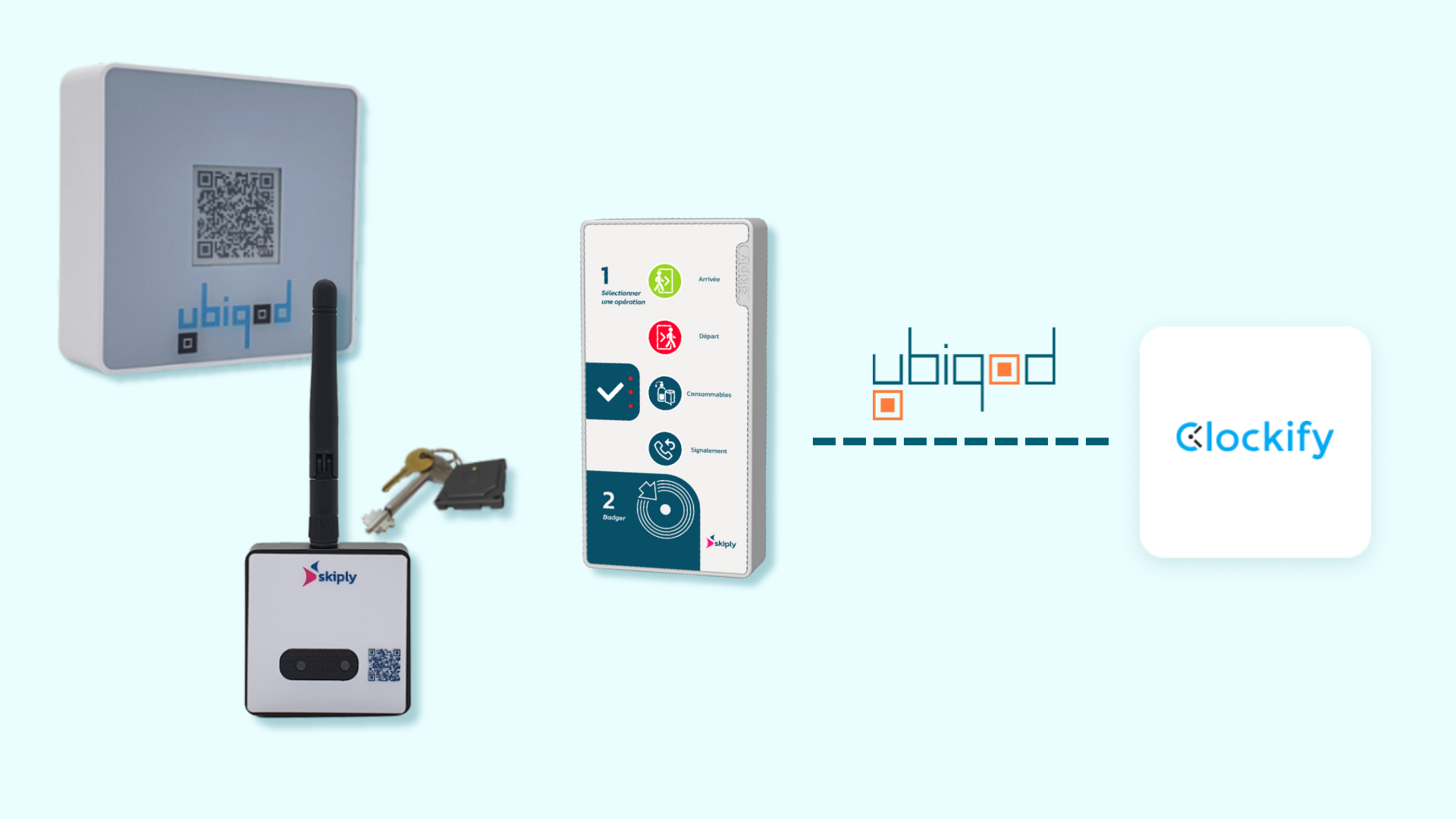 Ubiqod connects to Clockify