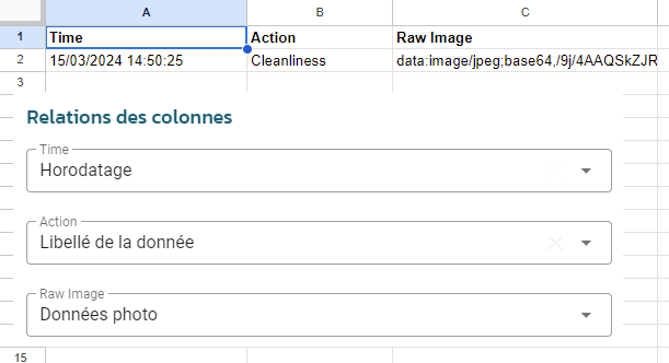 Utilisation des photos Ubiqod dans Google Sheets