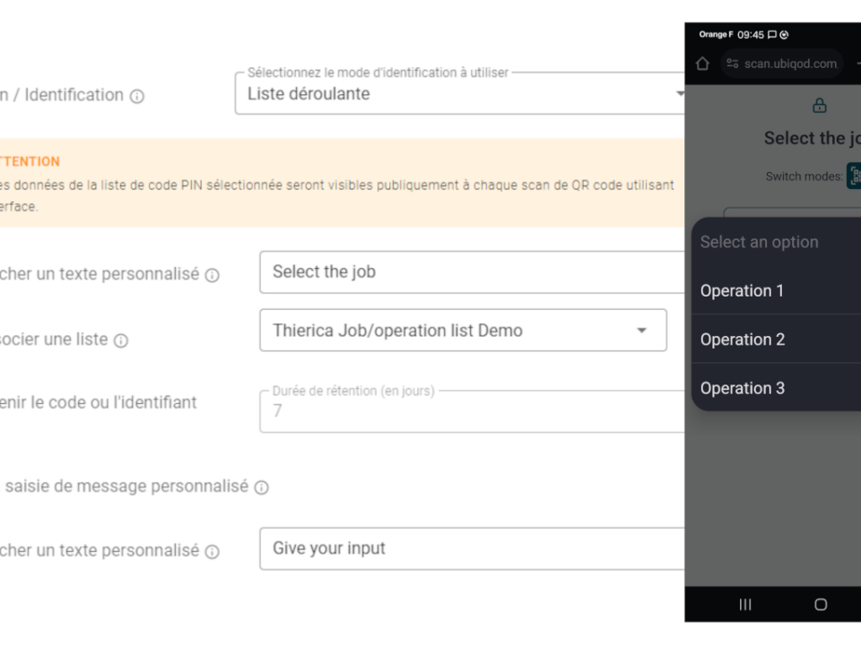 Liste déroulante Ubiqod 1.8